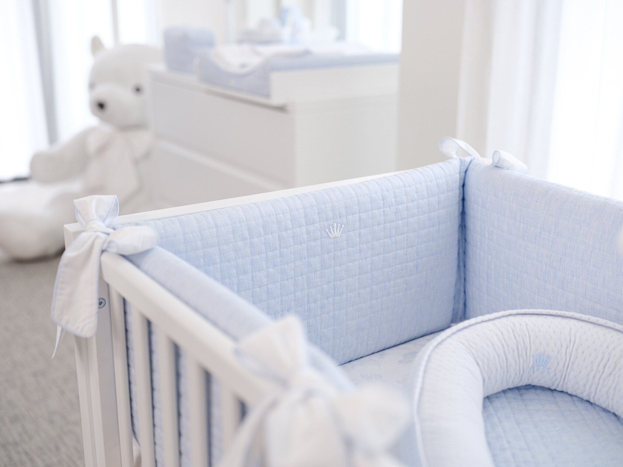 Linen Blue bedbeschermer-3