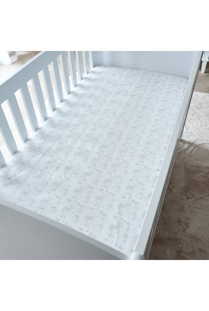 Natural Garden Party Hoeslaken bed geprint 60x120cm