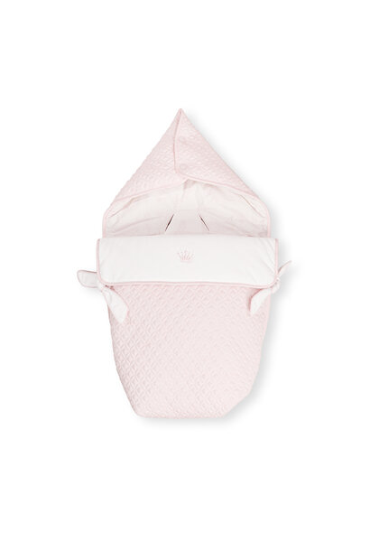 Linen Pink Voetenzak voor autostoel 3-puntsgordel
