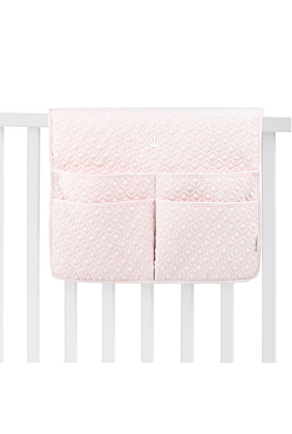 Linen Pink Organizer voor bed