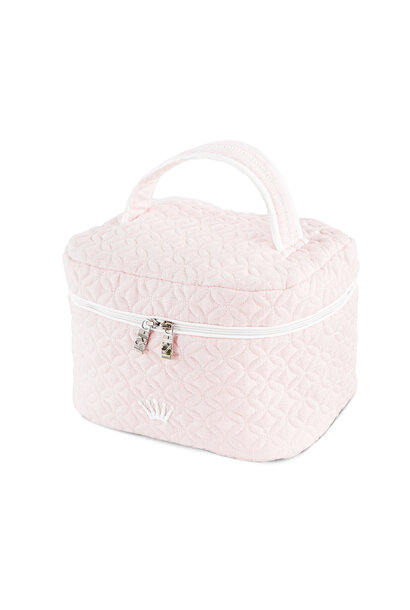 Linen Pink Verzorgingsmand met rits
