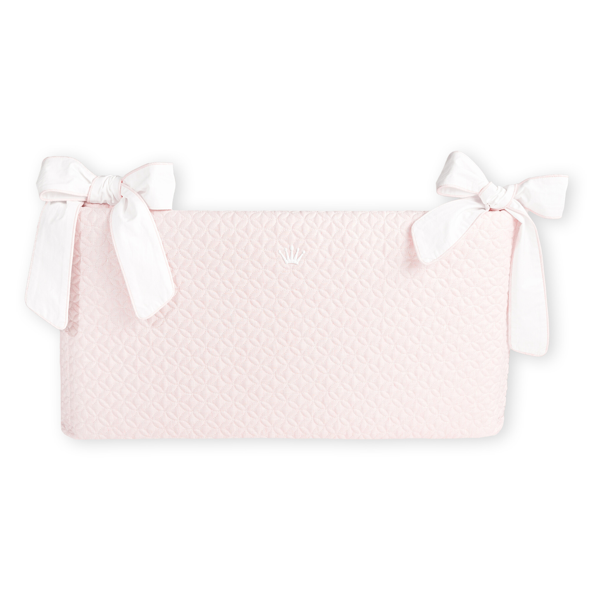 Linen Pink Bedbeschermer 3 zijden-1