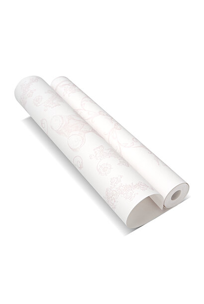 Linen Pink Behang