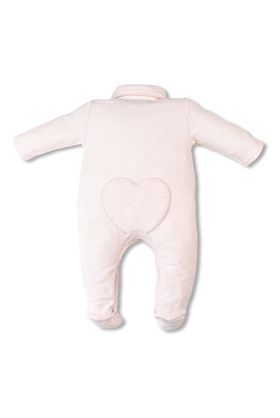 babypakje katoen met teddy hartje