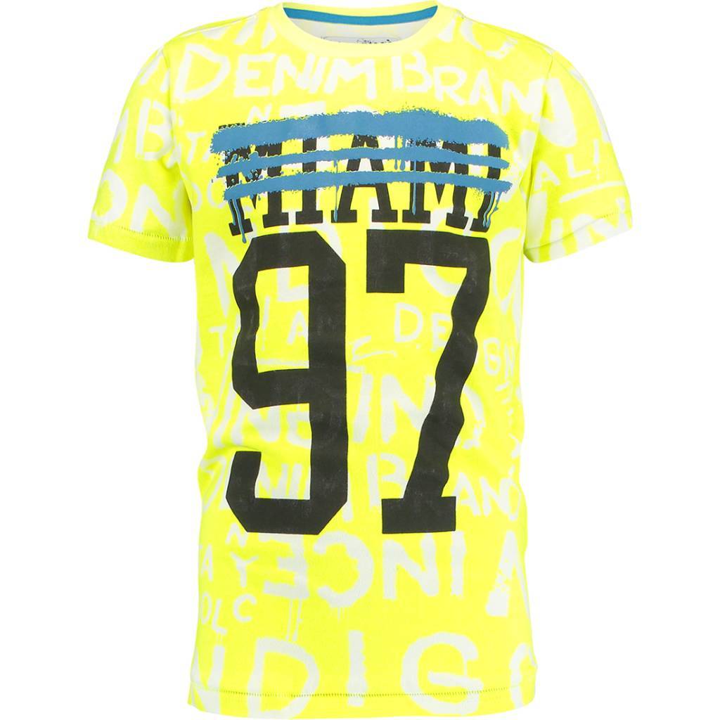 Vingino Vingino T-shirt Hias neon yellow