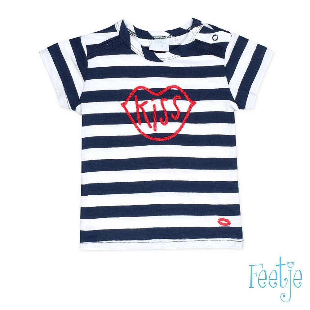 Feetje Feetje T-shirt streep sea view marine