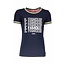 B.Nosy B.Nosy T-shirt with rib neck and sleeves cuffs midnight blue