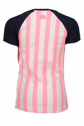 B.Nosy T-shirt raglan stripe bubblegum