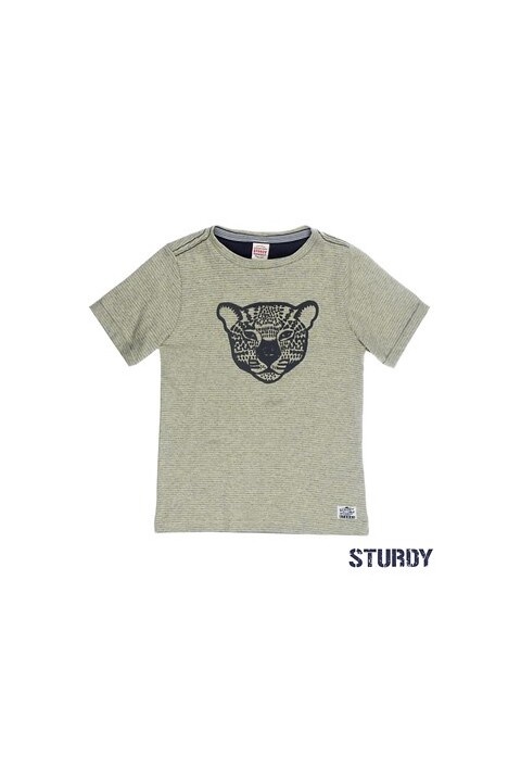 Sturdy Sturdy T-shirt streep sunray geel