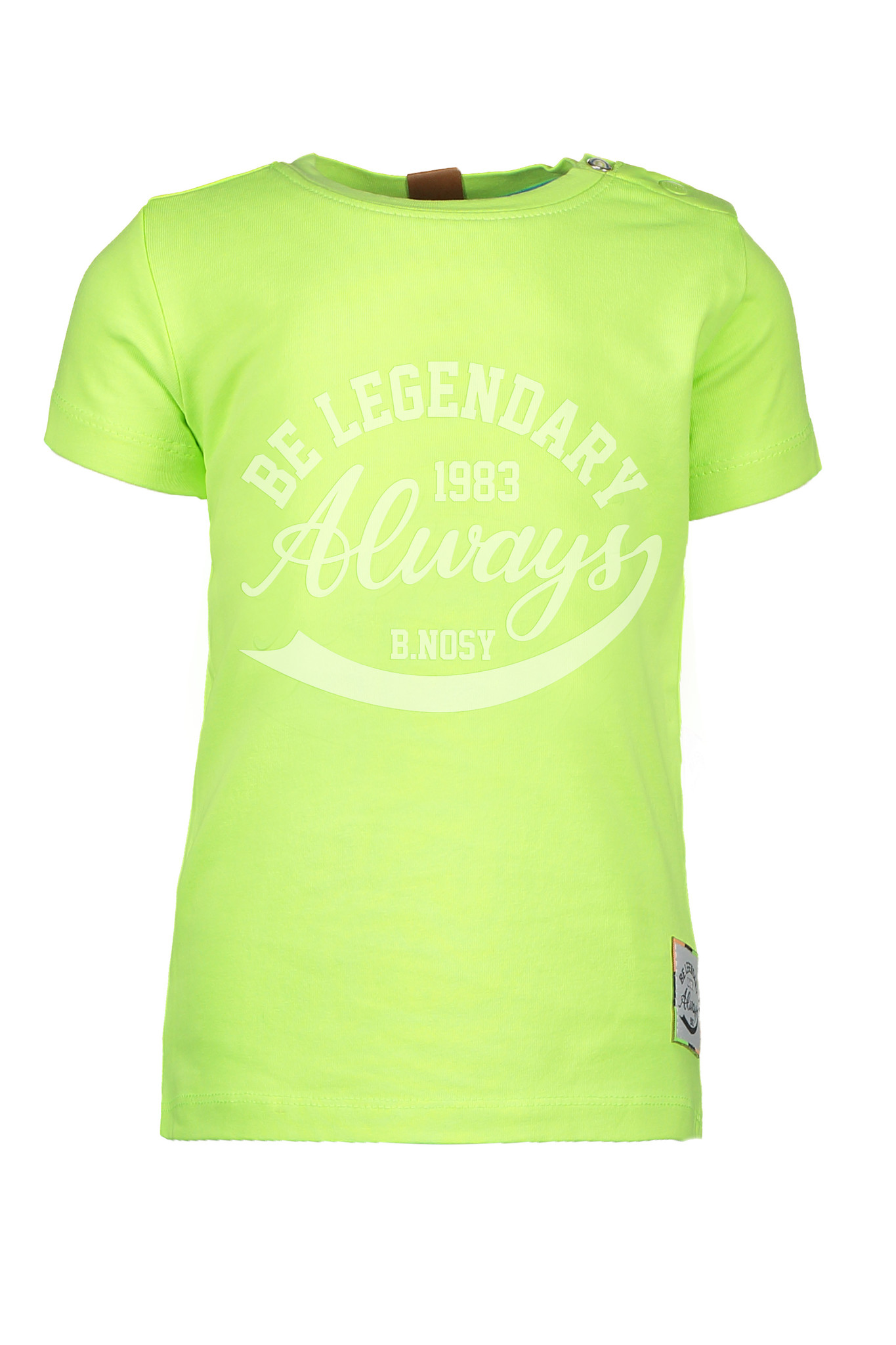 B.Nosy B.Nosy T-shirt garment dye neon yellow