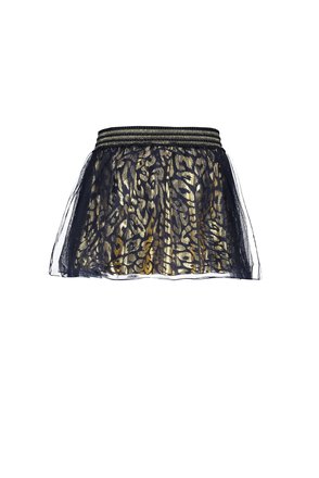 Le Chic rokje leopard spots blue navy