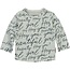 Quapi Quapi longsleeve Xaomy dark blue text aop