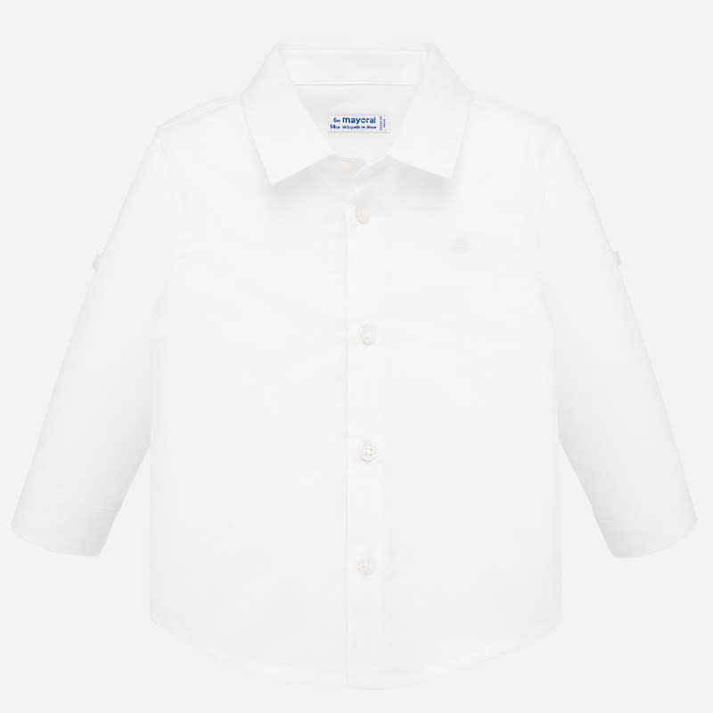 Mayoral Mayoral blouse basic linen white