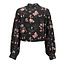 Franky & Liberty Frankie & Liberty blouse Nanne black flower print