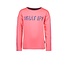 B.Nosy B.Nosy longsleeve sweat with tape on sleeves and chest artwork festival pink