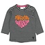 Feetje Feetje meisjes longsleeve streep zwart - Animal Attitude