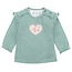 Feetje Feetje meisjes longsleeve Love mint melange - Love Made Me