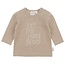 Feetje Feetje longsleeve hugs zand melange - Happy