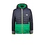 B.Nosy B.Nosy jongens winterjas with small stroke stitching and contrast sleeve-end and hem oxford blue