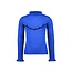 B.Nosy B.Nosy meisjes trui knitted with v-shaped ruffle cobalt blue