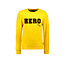 B.Nosy B.Nosy jongens trui with chest artwork lemon chrome