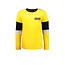 B.Nosy B.Nosy jongens longsleeve with slanted striped backside lemon chrome