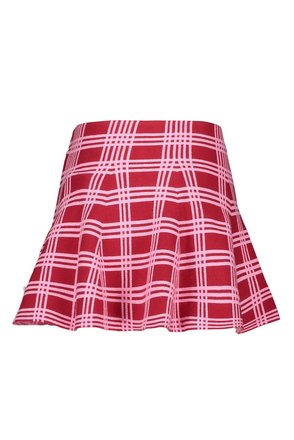 B.Nosy rok knitted with check intarsia rio red