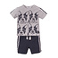 Dirkje Dirkje jongens 2-delig setje navy + stripe