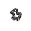 B.Nosy B.Nosy scrunchie pewter