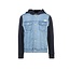 B.Nosy B.Nosy jongens spijkerjack met capuchon en mouwen free denim
