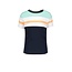B.Nosy B.Nosy jongens T-shirt met strepen oxford blue