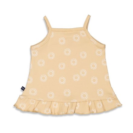 Feetje meisjes Singlet Zand -Sunkissed