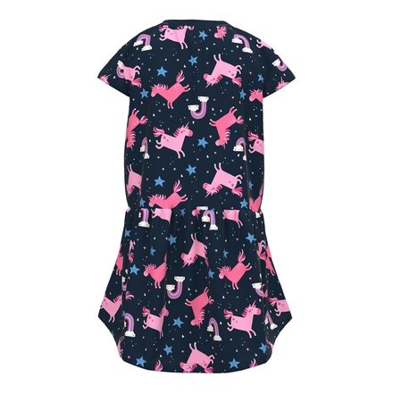 Name It MINI meisjes jurk VIGGA Dark Sapphire UNICORN
