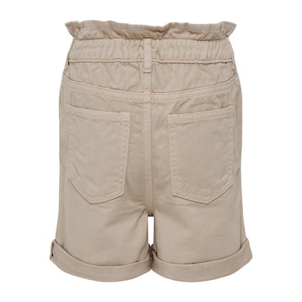 ONLY meisjes short Baggy Fit CUBA PAPERBAG COLOR Oxford Tan