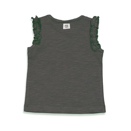 Feetje meisjes Singlet Antraciet - Bloom
