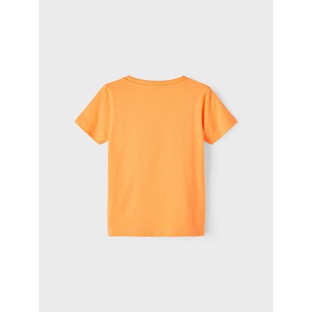 Name It mini jongens T-shirt AQUA Mock Orange