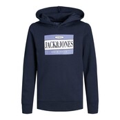 Jack&Jones jongens trui ARTHUR Navy Blazer JJ PRINT Standard Fit