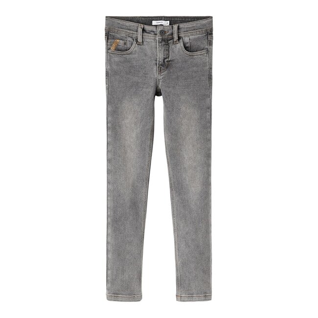 Name It kids jongens spijkerbroek PETE Dark Grey Denim Skinny Fit