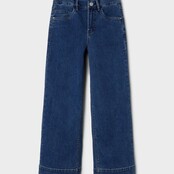 Name It kids meisjes spijkerbroek ROSE WIDE Medium Blue Denim Regular Fit