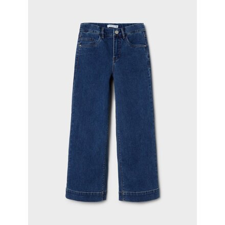 Name It kids meisjes spijkerbroek ROSE WIDE Medium Blue Denim Regular Fit
