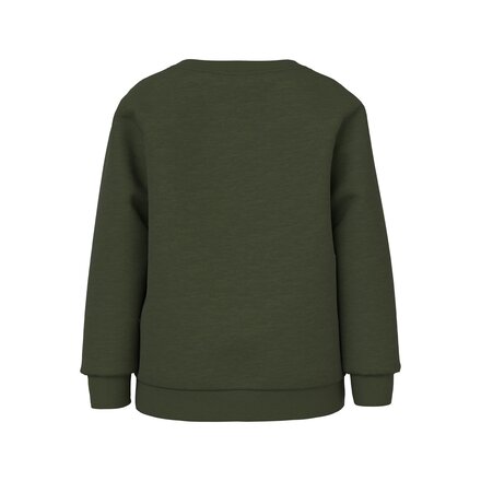Name It mini jongens trui VIMO Rifle Green Regular Fit