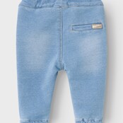 Name It baby meisjes spijkerbroek BELLA Light Blue Denim Baggy Fit