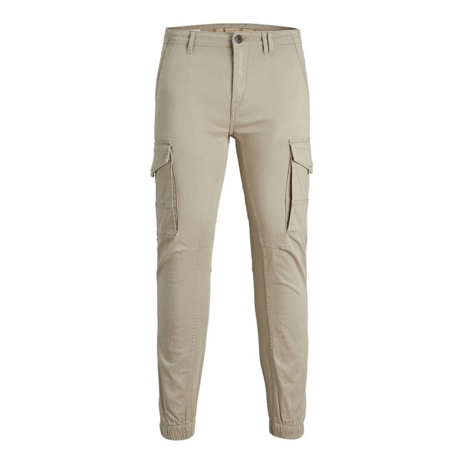 Jack&Jones jongens broek cargo PAUL FLAKE Crockery Slim Fit