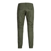 Jack&Jones jongens broek cargo PAUL FLAKE Olive Night Slim Fit