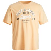 Jack&Jones jongens T-shirt LOGO Apricot Ice MELANGE Regular Fit