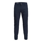 Jack&Jones jongens broek cargo PAUL FLAKE Navy Blazer Slim Fit