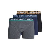 Jack&Jones jongens boxer BASIC GRAFFITI 3 PACK Navy Blazer