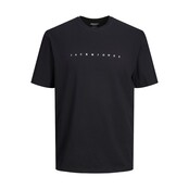 Jack&Jones jongens T-shirt STAR Black Loose Fit