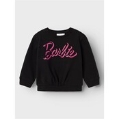 Name It mini meisjes trui DALMA BARBIE Black Regular Fit