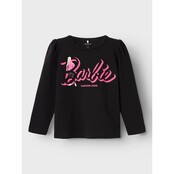 Name It mini meisjes trui DALINA BARBIE Black Standard Fit